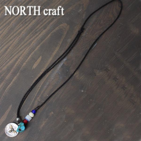 NORTH craft ノースクラフト 10¢ HORNET P.H ワックスコードスライドネックレ...