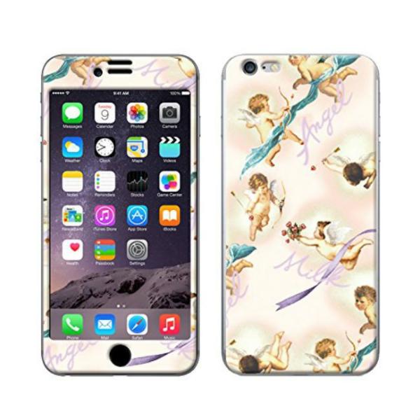 アイフォン6 カバー シール カスタム プラス MILK ミルク Gizmobies WHITE A...