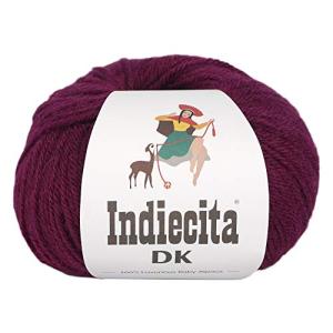 NASKA 毛糸 インディシタDK 並太 col.RJ5820 ピンク 系 50g 約112m T-4