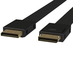 LINKUP - OCuLink PCIe SFF-8611 4i to OCuLink SFF-8611 SSD データアクティブケーブルPVCケーブルジャケット付き 50cm