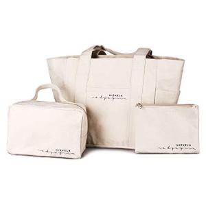 マザーズバッグ 3点セット コットン トートバッグ お着替え袋