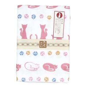 山本仁商店 ふくこい ふんわり二重ガーゼ手拭い 招き猫 約32×89cm