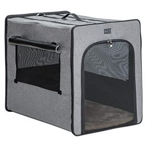 Petsfit ペットケージ ポータブルケージ ソフトクレート ペットハウス 折り畳み式 持ち手付き 軽量 コンパクト