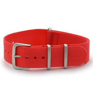 CASSISナイロン時計バンド TYPE NATO タイプナトー 18mm レッド 交換用工具付き #141.601S083018