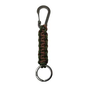 三友産業 ツートンコブラステッチキーリング カーキ&ブラウン UUU-0118