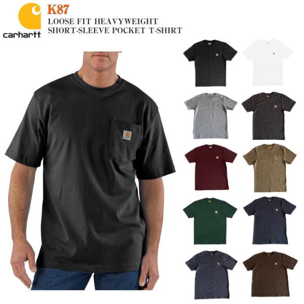 【1点までなら送料280円メール便対象商品】【Carhartt】K87 カーハート 半袖ポケットTシ...