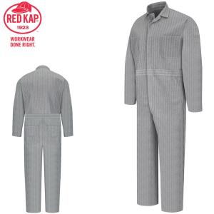 【RED KAP】CC16　CC14　長袖ツナギ　作業着 COTTON COVERALL フィッシャーストライプ FISHER STRIPE HERRINGBONE