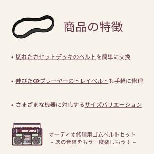 ゴムベルト 平ベルト 幅2mm 約50本 折径...の詳細画像2