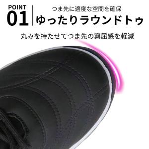 スニーカー メンズ レザーシューズ PU 合革...の詳細画像4