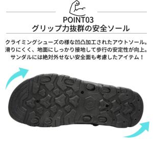 サンダル メンズ 2WAY スリッパ カジュア...の詳細画像5
