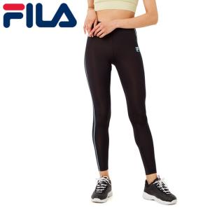 フィラ レディース スポーツ レギンス コンプレッションウェア UVカット 接触冷感 FILA 411410 黒