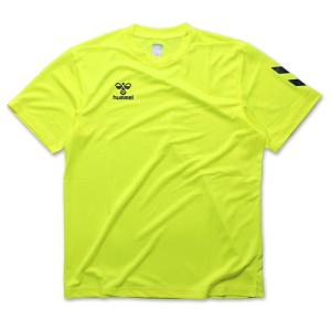 ヒュンメル 半袖 スポーツウェア Tシャツ UVカット 吸汗速乾 メンズ HUMMEL HAY2123 32 イエロー