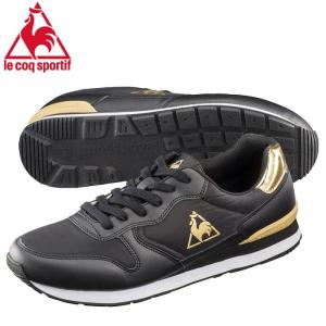 ルコック スポルティフ レディーススニーカー ボルベック シューズ ブラック QL1OJC53