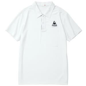 Lecoqsportif QMMNJA71ZZ クールビズ スポーツウェア ゴルフ 半袖 ポロシャツ カジュアル メンズ ホワイト