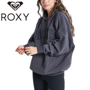 ロキシー レディース パーカー プルオーバー 裏起毛 スウェット オーバーサイズ ROXY RPO224013 ブラック