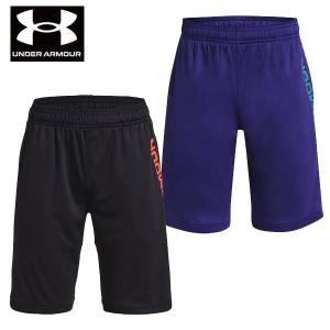 送料無料 メール便発送 即納可☆【UNDER ARMOUR】アンダーアーマー UAスタント 3.0 プリント ショーツ ジュニア ハーフパンツ 1361804