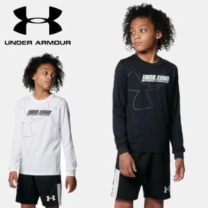 送料無料 メール便発送 即納可★【UNDER ARMOUR】アンダーアーマー UAテック ジュニア L/S Tシャツ バスケット 1368975｜upstairs