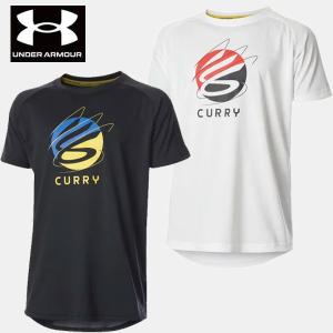 送料無料 メール便発送 即納可★【UNDER ARMOUR】アンダーアーマー カリー テック ショートスリーブ Tシャツ  バスケット 1371949｜upstairs