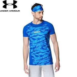 ◆◆送料無料 メール便発送 ＜アンダーアーマー＞ UNDER ARMOUR UAヒートギア コンフォート フィッティド ノベルティ ショートスリーブ クルーネック シャツ(ベ｜upstairs