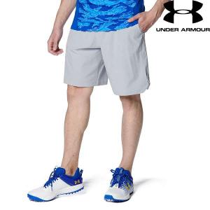 ◆◆送料無料 メール便発送 ＜アンダーアーマー＞ UNDER ARMOUR UAウーブンショーツ(ベースボール/MEN) 1384740 (ModGray/Black(011))｜upstairs