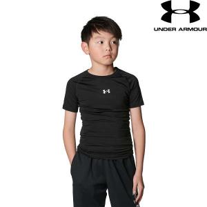 ◆◆送料無料 メール便発送 ＜アンダーアーマー＞ UNDER ARMOUR UAヒートギアアーマー コンプレッション ショートスリーブ クルーネック シャツ(ベースボール/KI｜upstairs