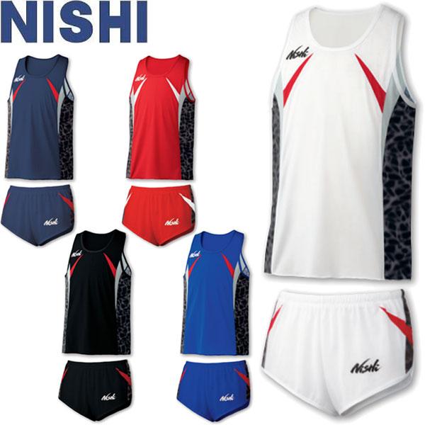 ◆◆メール便発送 ＜ニシスポーツ＞ NISHI ランニングトップ＆ランニングパンツ メンズ 上下セッ...