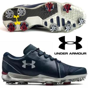 即納可☆【UNDER ARMOUR】アンダーアーマー 訳あり超特価半額以下 Ua Spieth 3  リミテッド・エディション ワイズD ゴルフシューズ 3022369｜upstairs