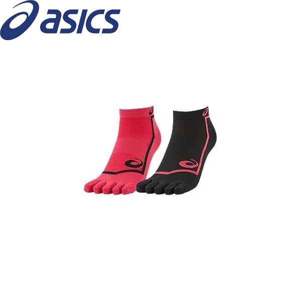 ◆◆送料無料 メール便発送 ＜アシックス＞ ASICS 2足組5本指ソックス (700：ブライトロー...