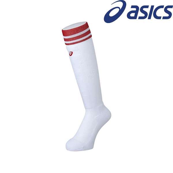 ◆◆送料無料 メール便発送 【アシックス】 ASICS WSソックス (103：ホワイト×レッド) ...