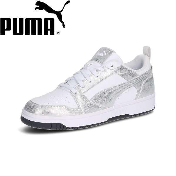◆◆ ＜プーマ＞ PUMA リバウンド V6 ロウ メタリック 406055 (02) スニーカー