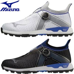 ◆◆【クリアランス】【返品・交換不可】 ＜ミズノ＞ MIZUNO メンズ WAVE HAZARD BOA ウエーブハザードボア ゴルフ シューズ 51GM2170｜upstairs