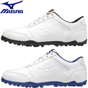 ◆◆【クリアランス】【返品・交換不可】 ＜ミズノ＞ MIZUNO メンズ WIDE STYLE LIGHT SPIKELESS ワイドスタイルライトスパイクレス ゴルフ シューズ 51GQ2085｜upstairs