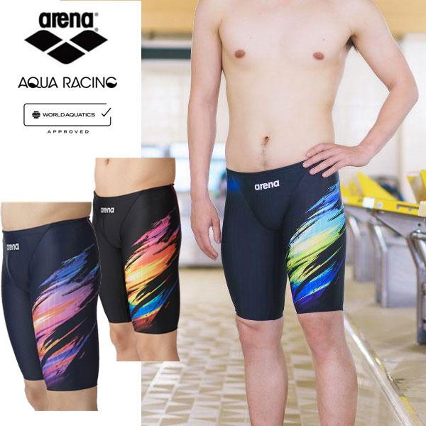 メール便発送 即納可☆【ARENA】アリーナ アクアレーシング スパッツ（ハーフレッグ）レーシング ...
