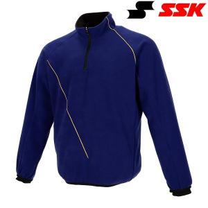 ◆◆ ＜エスエスケイ＞ SSK フリースジャケット ハーフZIP長袖(裏タフタ) BWF230HZ (63)｜upstairs