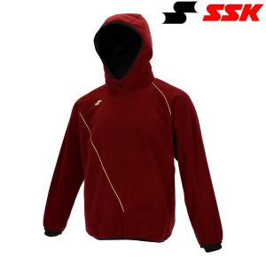 ◆◆ ＜エスエスケイ＞ SSK フリースジャケット 長袖パーカ(裏タフタ) BWF230PL (22)｜upstairs