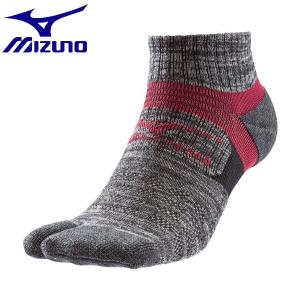 ◆◆送料無料 メール便発送 【返品・交換不可】 ＜ミズノ＞ MIZUNO アーチプルアップサポートソックス(ショート丈足袋型)[メンズ] C2JX8181 (09：ブラック) ワー｜upstairs