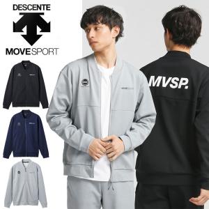 即納可☆【DESCENTE】デサント ムーブスポーツ S.F.TECH バックロゴ ボマージャケット DMMVJF20A｜upstairs