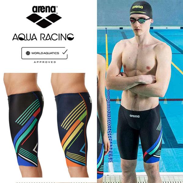 即納可★ 【ARENA】アリーナ 【WA承認】アクアレーシング スパッツ（ハーフレッグ）レーシング ...