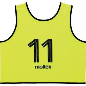 ◆◆ ＜モルテン＞ MOLTEN ゲームベストGV10枚セット GS0113 (31：KL蛍光イエロー) (サッカー・フットサル)