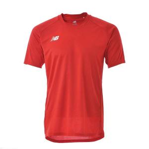 ◆◆送料無料 メール便発送 ＜ニューバランス＞ NEW BALANCE ゲームシャツ (JJTF0487) (RED：RED)｜upstairs