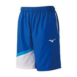 ◆◆送料無料 メール便発送 ＜ミズノ＞ MIZUNO トレーニングクロスハーフパンツ[ユニセックス] N2JD9011 (25：サーフブルー×ホワイト)｜upstairs