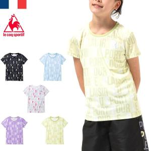 送料無料 メール便発送 即納可☆ 【le coq sportif】ルコック ジュニア 半袖Tシャツ QMJNJA00｜upstairs