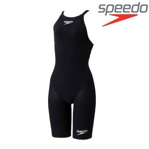 ◆◆□ ＜スピード＞ SPEEDO ファストスキンプロ3オープンバックニースキン(レディース／競泳水着／FINA) SCW12101F (K) 競泳水着｜upstairs