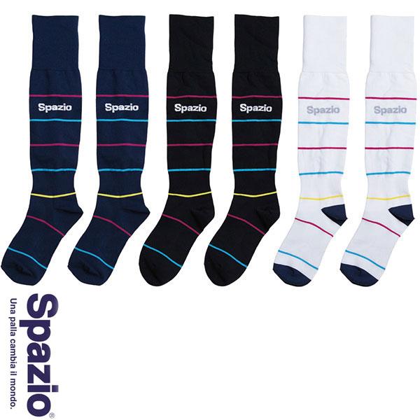 ◆◆メール便発送 ＜スパッツィオ＞ 【Spazio】2018年秋冬 マルチボーダーロングソックス 2...