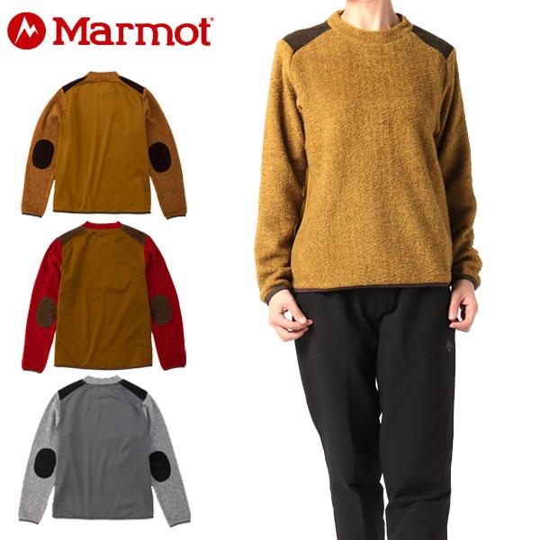 即納可☆【Marmot】マーモット 四角友里コラボレーション フリースセーター レディース アウトド...