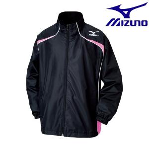 ◆◆ ＜ミズノ＞ MIZUNO ウィンドブレーカーシャツ(バスケットボール)[ジュニア] W2JE6901 (98：ブラック×ピンク×ホワイト)｜upstairs