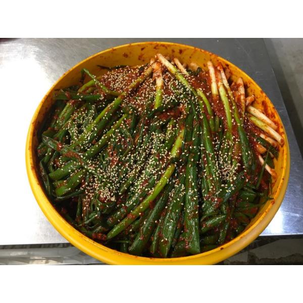 【今からおかん 自家製】本格手作り！(日本産ネギ）1kg【クール便】 韓国 食品 おかず お惣菜 お...