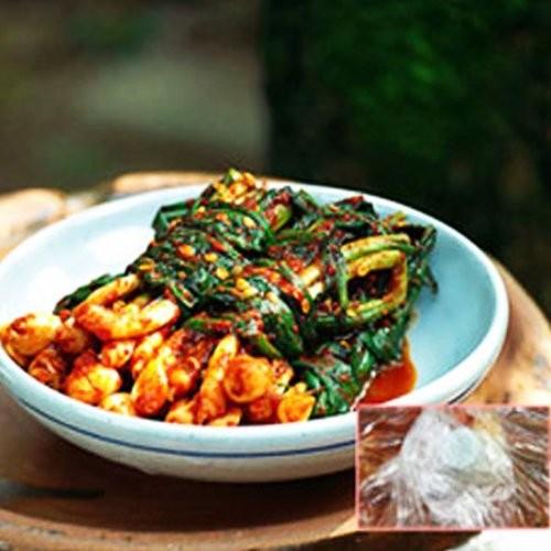 【純農園】　ネギキムチ2kg　■韓国キムチ、白菜キムチ、安心できるキムチ、美味しいキムチ、人気のキム...