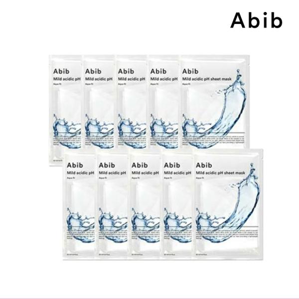 【お得10枚】ABIB アビブ 弱酸性pHシートマスクアクア30ml 10枚 パック 保湿ケア 弱酸...