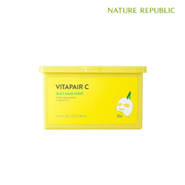 NATURE REPUBLIC ビタペアC デイリー シート マスク 30枚  潤い スキンケア し...